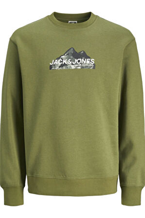 JCOMOUNTAIN LOGO SWEAT CREW NECK YEŞİL12262094 