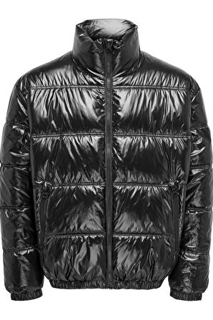 ONSPRIM LF SHINE PUFFER JACKET OTW SİYAH22030315 