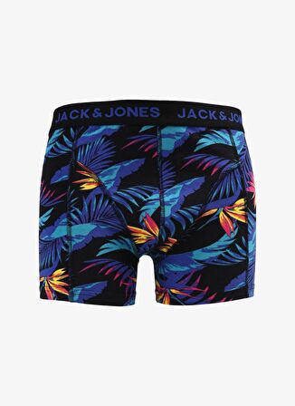 Jack & Jones Siyah Erkek Boxer 12262241_JACBLUE LEAVES TRUNK TRY