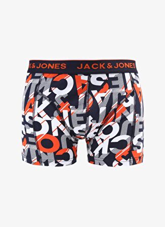 Jack & Jones Lacivert Erkek Boxer 12262229_JACLOGO TRUNK TRY