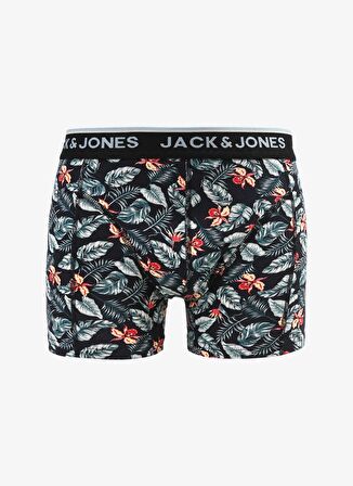 Jack & Jones Siyah Erkek Boxer 12262301_JACORCHID TRUNK TRY