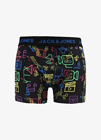 Jack & Jones Siyah Erkek Boxer 12262258_JACSIGNAL TRUNK TRY