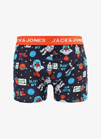 Jack & Jones Lacivert Erkek Boxer 12262256_JACSPACESHIP TRUNK TRY