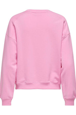 ONLDIANA L/S SPORTY O-NECK BOX UB SWT PEMBE 15320699