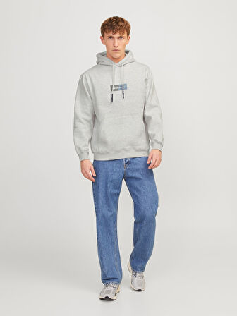 Jack & Jones Jorbronx Rectangle Erkek Sweatshirt