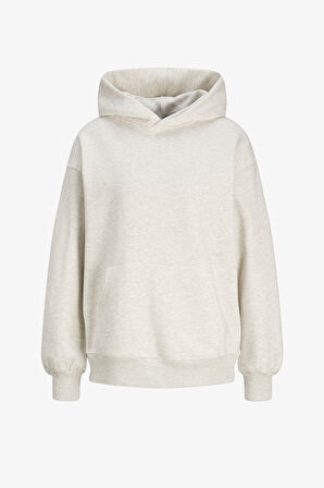 JJXX Jxjasmin Kadın Bej Sweatshirt 12262475-WhiteMelange