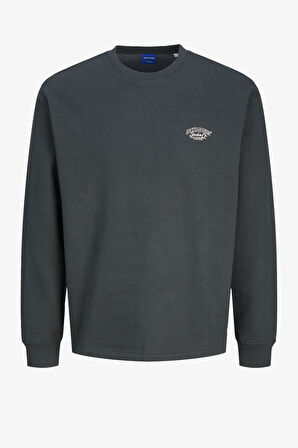 Jack & Jones Jorbronx Erkek Yeşil Sweatshirt 12262880-ForestRiver