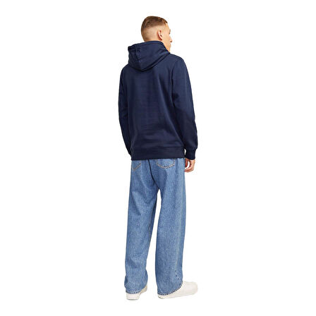 Jack & Jones 12261670 Erkek  Lacivert Sweatshirt