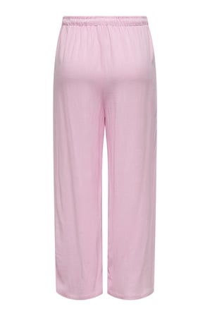 Only Onlsiesta Belden Bağlamalı Cepli Keten Karışımlı Pantolon Bayan PANTOLON 15322263 PEMBE