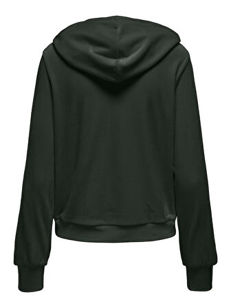 Only Kadın Fermuarlı Kapüşonlu Sweatshirt - 15326657
