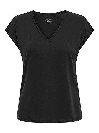 Only Kadın V Yaka Basic T-shirt - 15326642