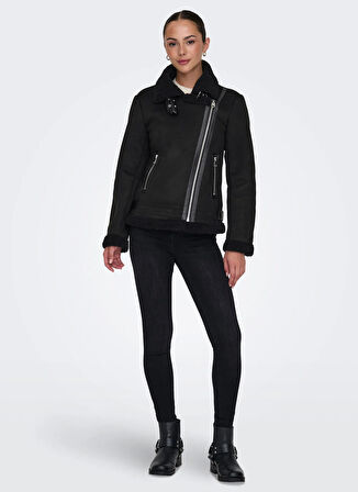 Only Siyah Kadın Mont ONLNEWDIANA LIFE AVIATOR JACKET CC