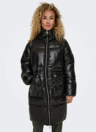 Only Siyah Kadın Kaban ONLSKY OVERSIZED PUFFER COAT CC OTW