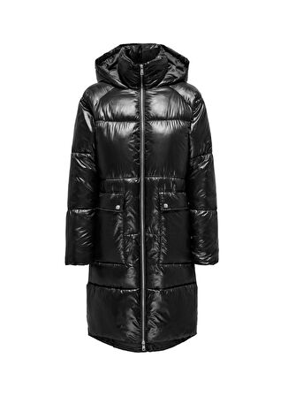 Only Siyah Kadın Kaban ONLSKY OVERSIZED PUFFER COAT CC OTW