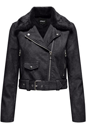 ONLMACY WASHED BIKER CC OTW ANTRASİT15322399 