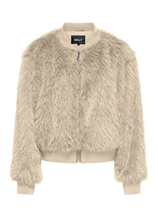 Only Krem Kadın Mont ONLMANNY FAUX FUR BOMBER CC OTW