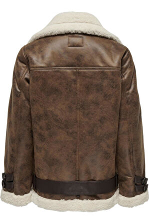 ONLOLYMPIA FAUX  BONDED BIKER CC OTW KAHVERENGİ 15322432