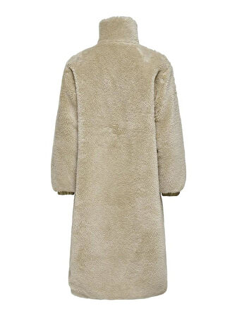 Only Sascha Contrast Sherpa Uzun Kadın Ceket 15325211