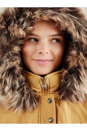 Only ONLNEWSTARLINE AW PARKA CC OTW Sarı Kadın Parka 15297128