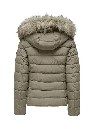 Only Açık Kahve Kadın Mont ONLNEWLUNA QUILTED JACKET CC OTW