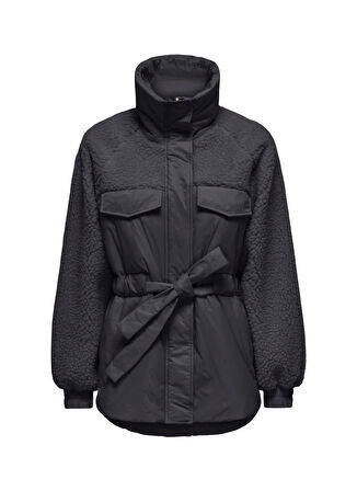 Only Antrasit Kadın Mont ONLERIKA MIX JACKET LIFE CC OTW
