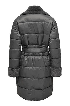 ONLCUBA FAUX FUR PUFFER COAT CC OTW ANTRASİT15322452 