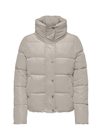 Dik Yaka Normal Taş Kadın Düz Mont ONLNEWCOOL PUFFER JACKET OTW NOOS