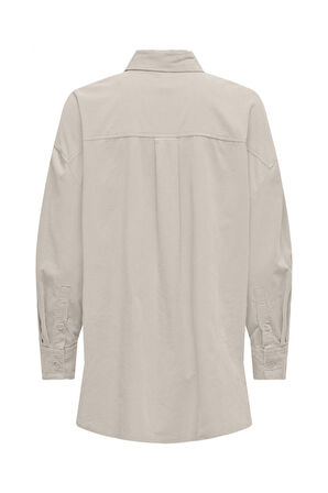 Only Kadın Bol Kesim Yumuşak İnce Fitilli Kadife Gömlek - 15325095