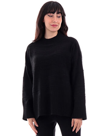 Only Kadın Yüksek Boyunlu Örme Kazak - 15324514