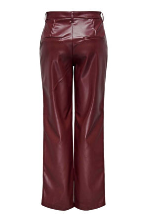 ONLIDINA HW FAUX LEATHER STR PANT CC PNT VİŞNE15324957 