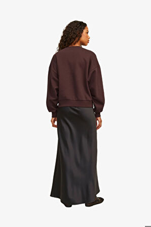 JJXX Jxmerle Kadın Kahverengi Sweatshirt 12260608-Sassafras