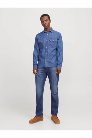 Jack Jones Chrıs Relax Fit Erkek Jeasn Pantolon 12258101