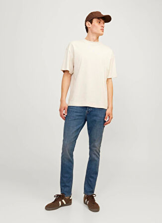 Jack & Jones Düşük Bel Slim Fit Erkek Denim Pantolon 12259084_JJIGLENN JJORIGINAL SQ 914