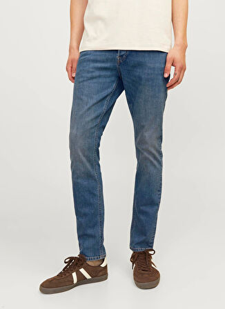 Jack & Jones Düşük Bel Slim Fit Erkek Denim Pantolon 12259084_JJIGLENN JJORIGINAL SQ 914