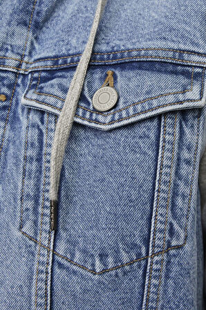 Jack & Jones Jean Jacket W Sweat Mf 204 Erkek Mont 12259204