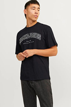 Jack & Jones Erkek Jjecaleb Varsity Tişört 12257579