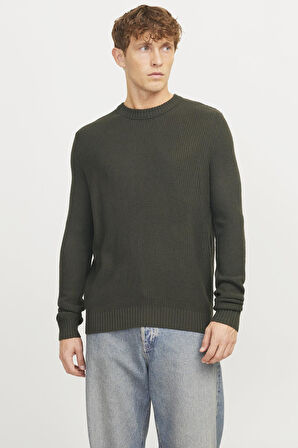 JJROY KNIT CREW NECK HAKİ12258569