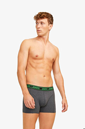 Jack & Jones Jacethan Erkek Bordo Boxer 12260072-DarkGreyMelange