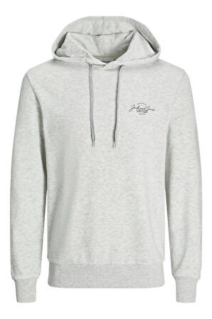 JJFERRIS SWEAT HOOD BEYAZ MELANJ1  12256838