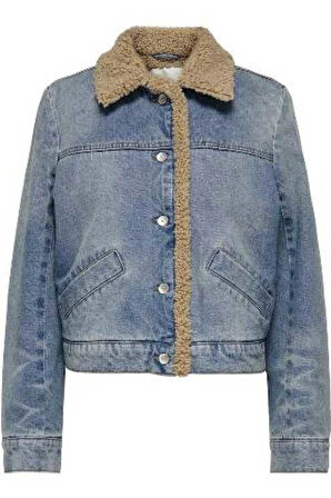 Only Onlnadya Ls Teddy Kadın Jean Ceket