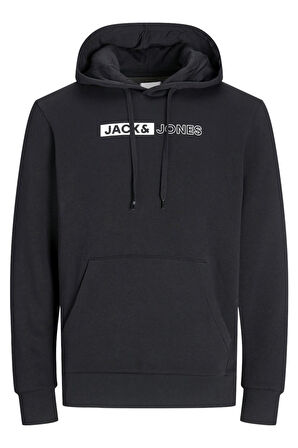 Jack & Jones 12233599 Erkek  Siyah Sweatshirt