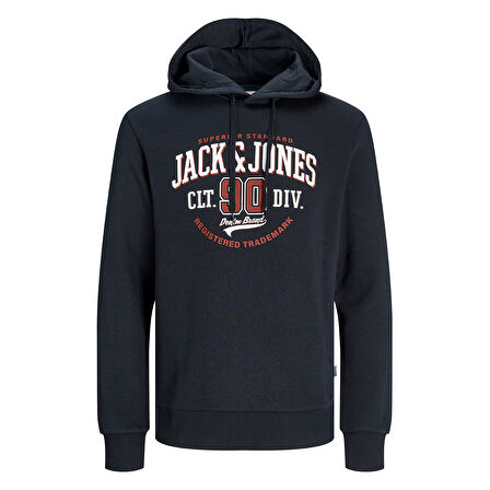 Jack Jones Sweat Hood Logo 2 Col