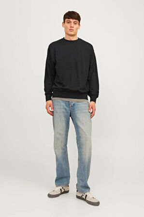 Jack & Jones Erkek Siyah Sweatshırt (Model Kodu: 12257853 )