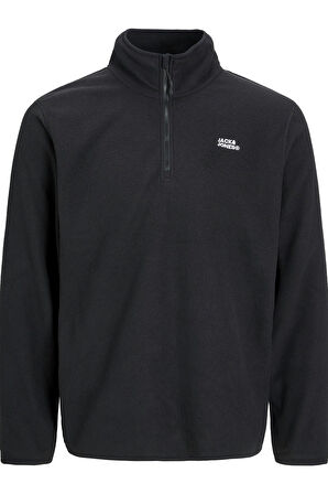 JJECORP LOGO  FLEECE QUARTER ZIP SİYAH12258490
