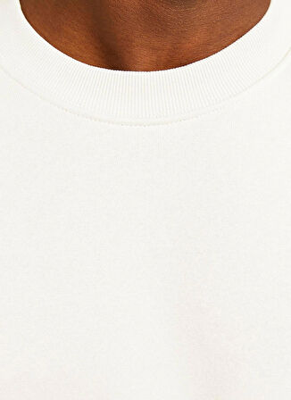 Jack & Jones Bisiklet Yaka Ekru Erkek Sweatshırt 12259945_JJEURBAN EDGE SWEAT CREW N