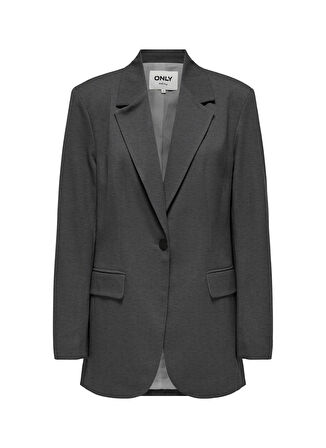 Only Rahat Antrasit Kadın Ceket ONLSULAJMA LIFE L/S OVS BLAZER CC T