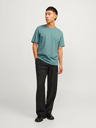 Erkek JJEORGANIC BASIC TEE SS O-NECK NOOS T-Shirt-Mavi | S