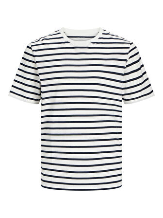 Erkek JJEORGANIC BASIC TEE SS O-NECK NOOS T-Shirt-Lacivert Beyaz | XXL
