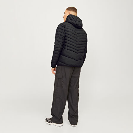 Jack & Jones 12256983 Erkek  Siyah Mont & Kaban