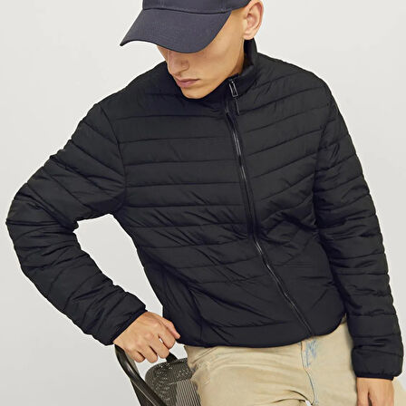 Jack Jones Mont State Packable Puffer Colar